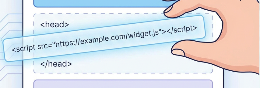 Install one line of JavaScript